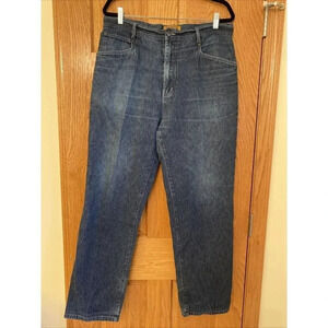Ross Thompson Jeans Mens 36X32 Blue Straight Relaxed High Rise Medium Wash
